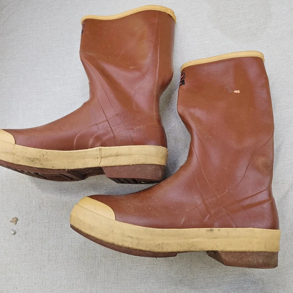 Black Diamond Kaufman Canada Neoprene Rubber Work Boots Oil Acid Resistant sz 10